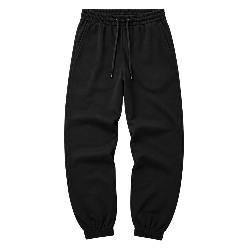 Premium Tapered Jogger Trousers – Black | Hillston Clouver