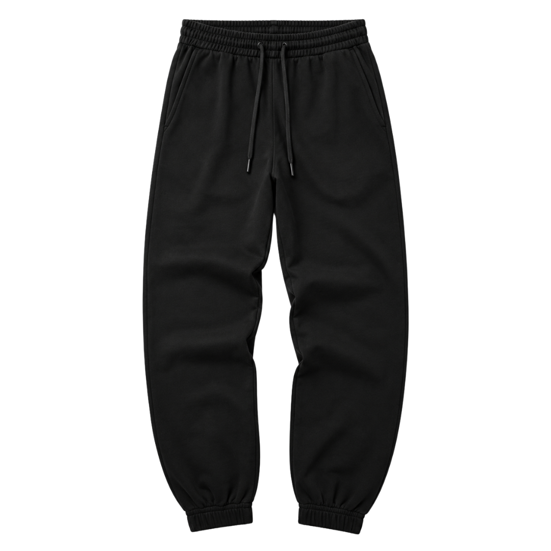 Premium Tapered Jogger Trousers – Black | Hillston Clouver