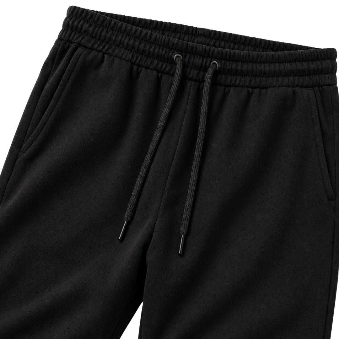 Premium Tapered Jogger Trousers – Black | Hillston Clouver