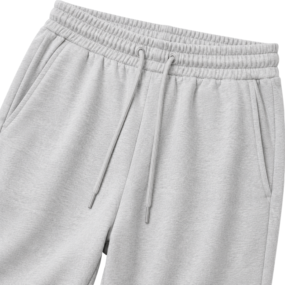 Premium Tapered Jogger Trousers – Light Grey | Hillston Clouver
