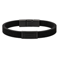 Premium Suede Bracelet – Matte Black | Hillston Clouver
