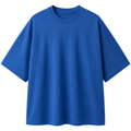 Premium Oversized Cotton T-Shirt – Royal Blue | Hillston Clouver