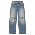 Modern Distressed Straight-Leg Jeans – Vintage Blue | Hillston Clouver